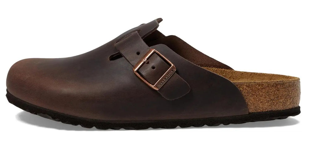 Birkenstock-Women's/Men's-Boston-Oiled Tobacco(R960811), Oiled Habana(R860131), Oiled Black(R59461)-F23,F25