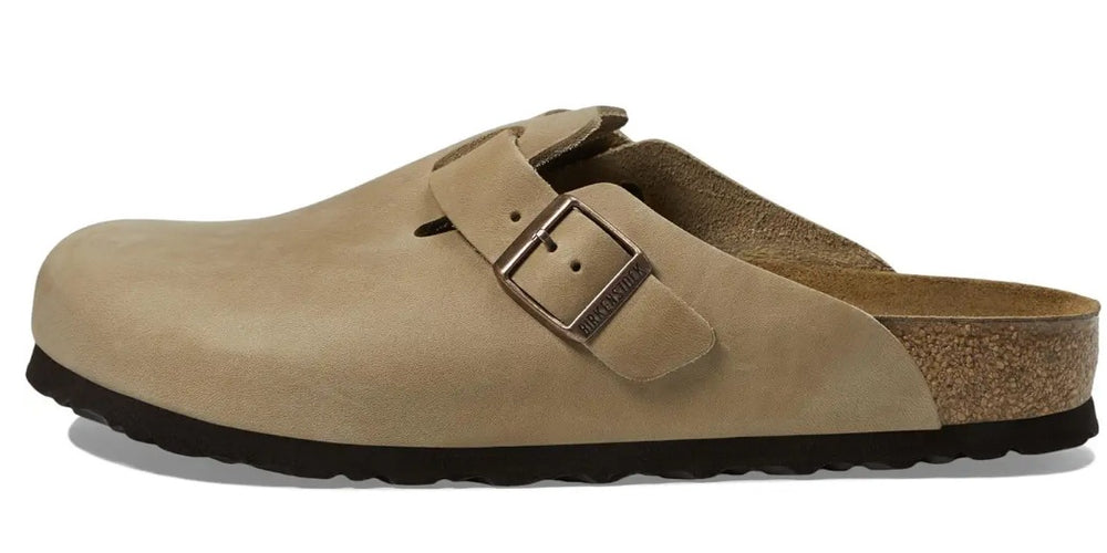Birkenstock-Women's/Men's-Boston-Oiled Tobacco(R960811), Oiled Habana(R860131), Oiled Black(R59461)-F23,F25