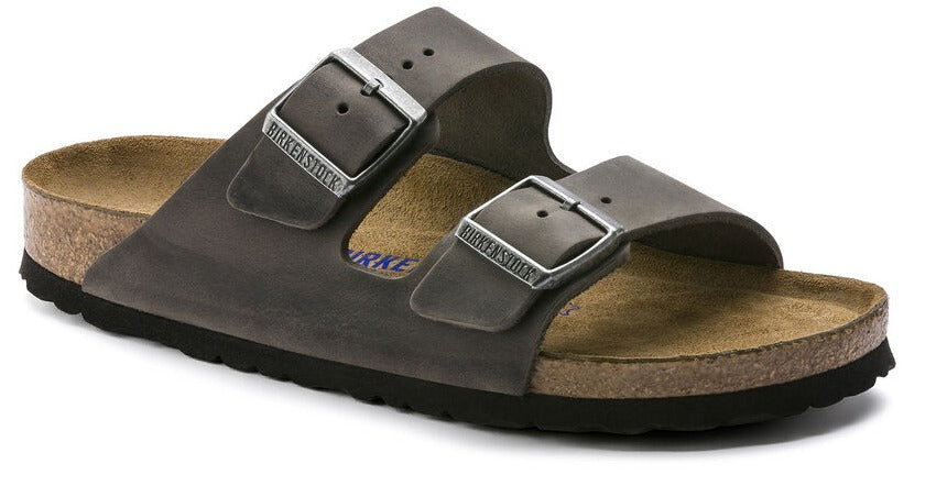 Birkenstock-Men's-Arizona Soft Footbed-(552813, 552811 -Oil Lthr Tobacco), (552801-Iron), (551251-Black)-S20,S21,S23