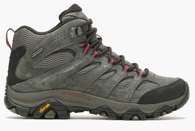 Merrell-Men;s-Moab 3 Mid WP-J035839,Earth-J035833,Beluga-J035837,Boulder-F22,S23,S24,F24,S25,F25