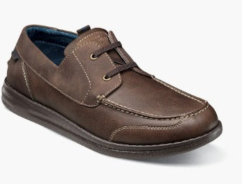 Nunn Bush-Brewski Moc Toe Boat Shoe-85025-Brown,Tan-S23