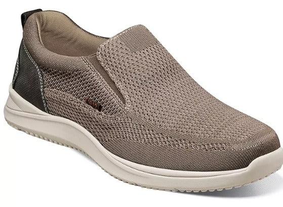 Nunn Bush-Conway Knit S/O-84908-Dk Grey, Taupe-S23,S24