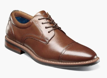 Nunn Bush-Centro Flex Cap Toe-84984-Cognac,Black-F22,S23,F23,F25