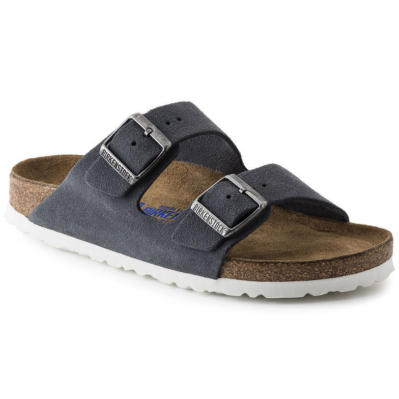 Birkenstock-Women's- Arizona Soft- Taupe suede(951303), Mocha suede(951313),Blue Lthr(1013644),Lite Blue(1016393),Red(1015888),Tobacco Lthr(552813), Grey(552323), Khaki(1019088), Black(551251), Navy(51061)S19,S20,S21,S23