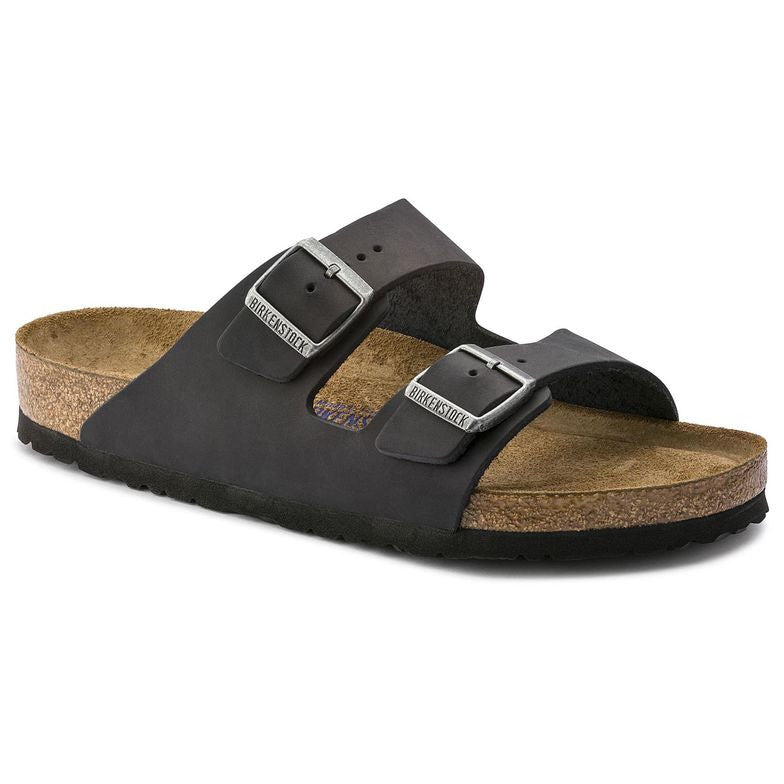 Birkenstock- Arizona Soft-Black Oiled 752483-S19