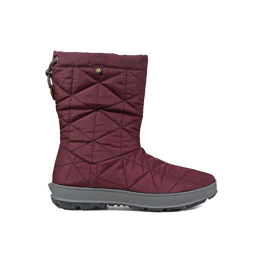 Bogs=Women's-Snowday Mid-72238-Black,Dk Green,Wine-F18