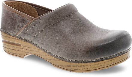 Dansko=Pro-(306-791212)-Stone Waxy Burnished-S19