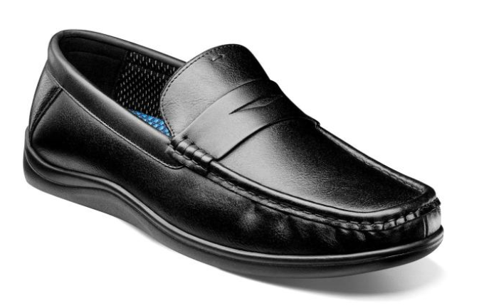 Nunn Bush-Brentwood Moc Toe Penny-84809-Cognac,Black-S19