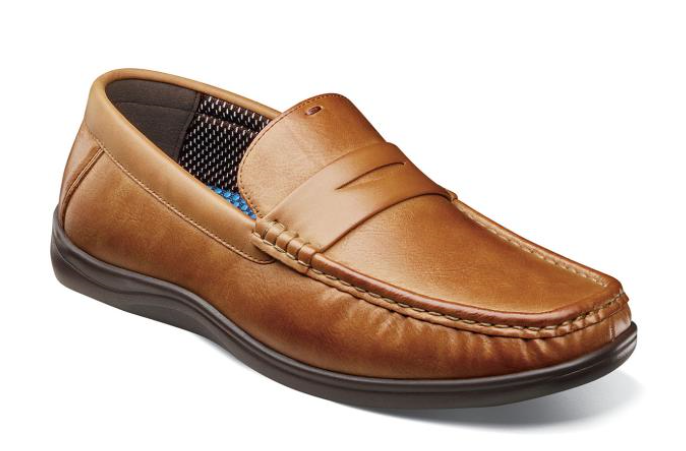 Nunn Bush-Brentwood Moc Toe Penny-84809-Cognac,Black-S19