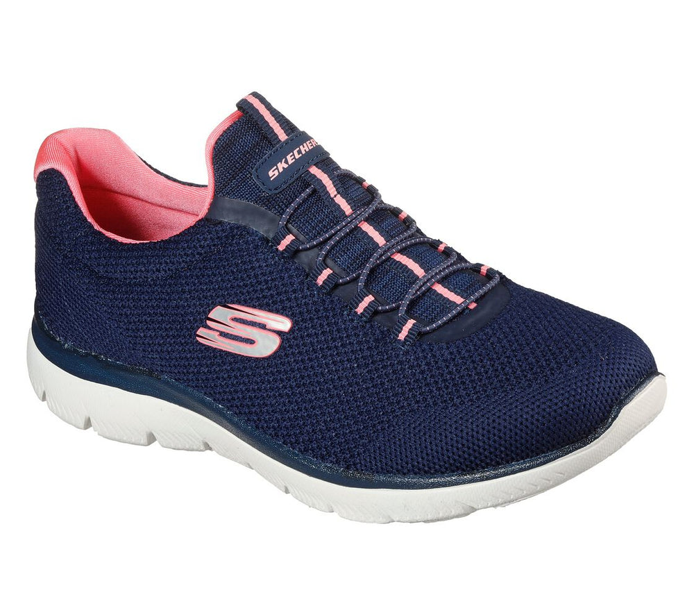 Skechers-Women's-Summits Cool Classic-149206-BBK,NVPK, CCLV, WSL,BKTQ,BKRG-S21,F21,S22,F22,S23,S24,F24